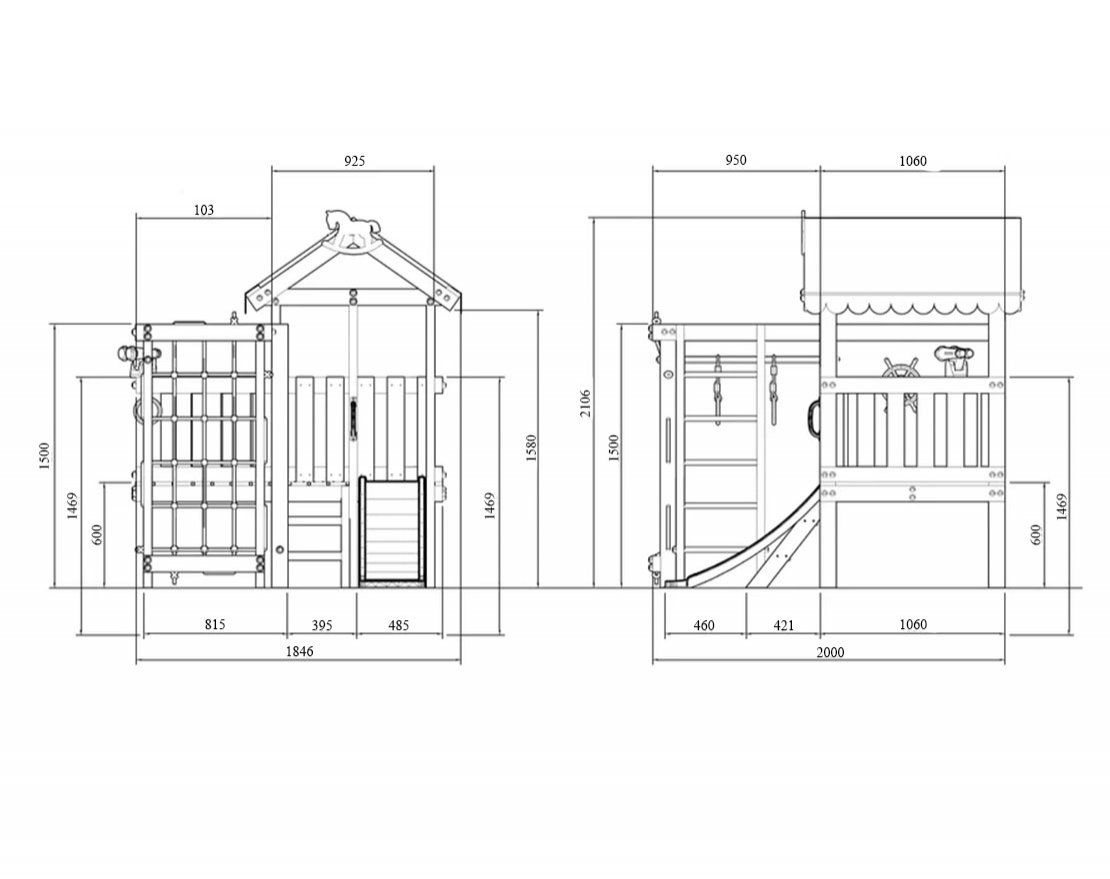 Детская игровая площадка Финиси 1 - вид 2
