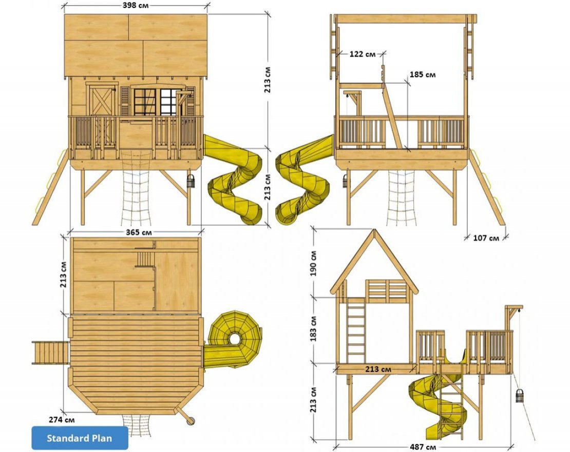 Игровой комплекс TORUDA WOOD Авантюрист - вид 2
