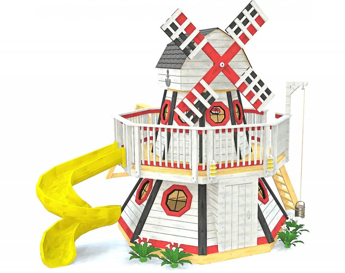 Игровой комплекс TORUDA WOOD Ветряная мельница - вид 2