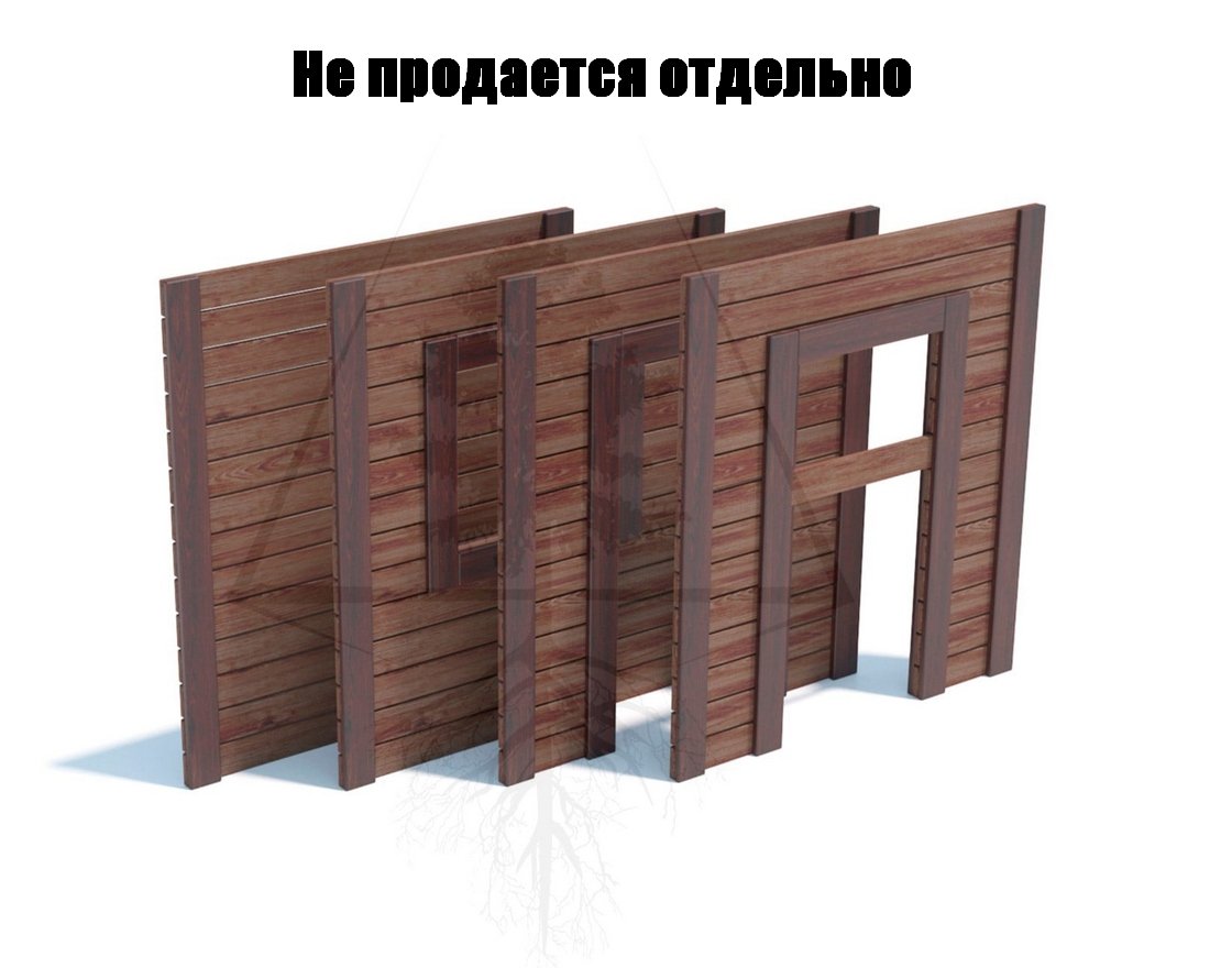 Панели декоративные Серия T модель 12 стены домика - вид 2