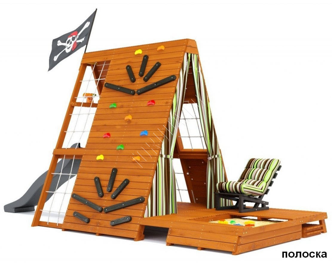 Детская игровая площадка Штабик 4 с креслом